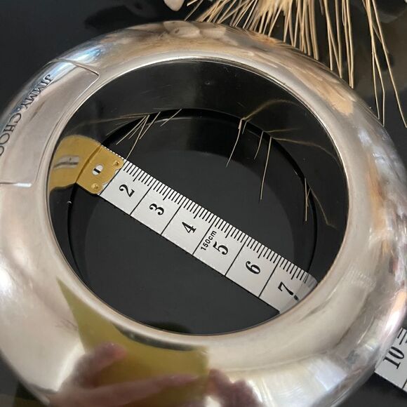 Silver tone jimmy choochunky bangle - Picture 5 of 5